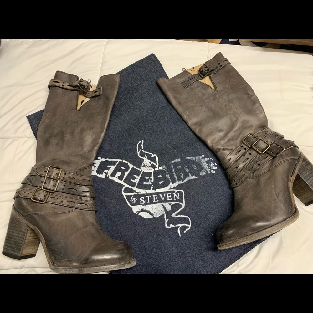 Freebird Harrison boots brown size 8